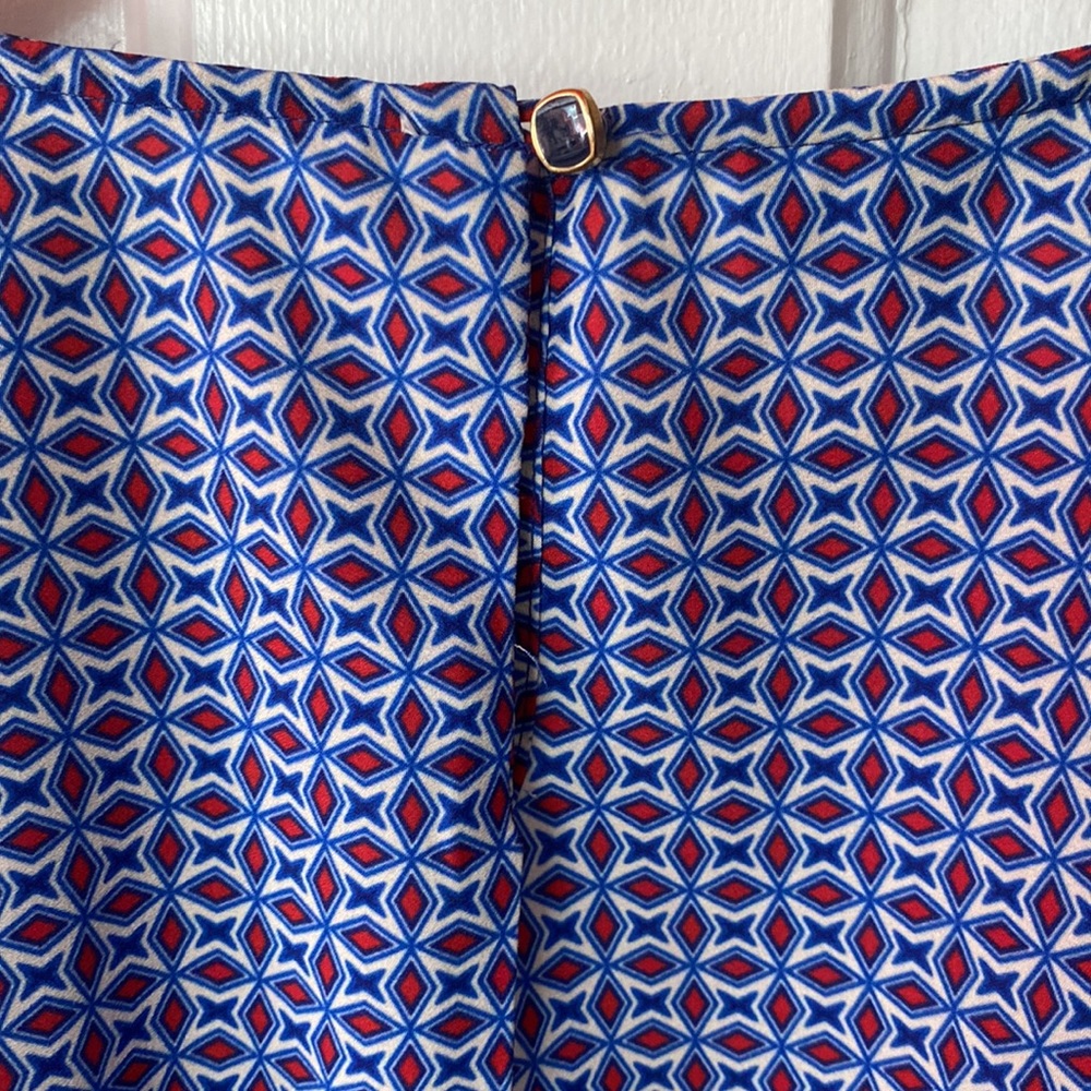 Talbots Patterned Blouse Size Petite Large - image 6